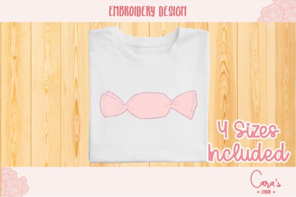 Candy Applique: Sweet Embroidery Design