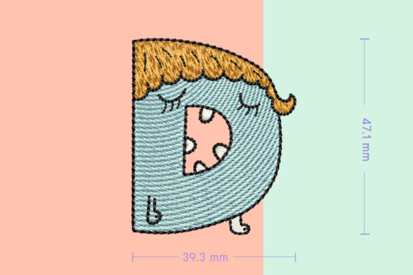 Monster Letter D: A Halloween Embroidery Design Review