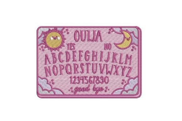 Ouija Board Embroidery Design
