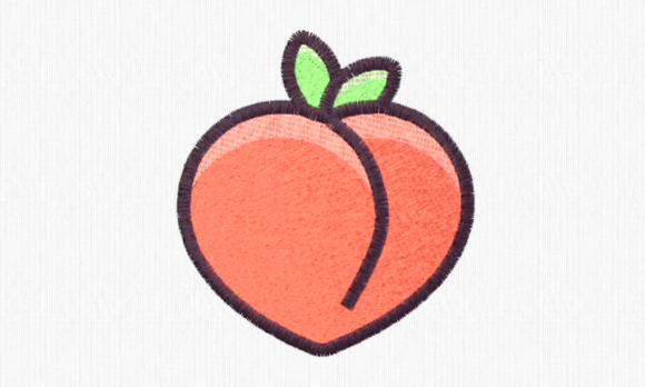 Peach: A Sweet Addition for Holiday Embroidery