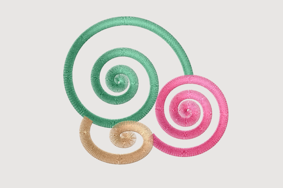 Spiro Mandala: A Playful Embroidery Design