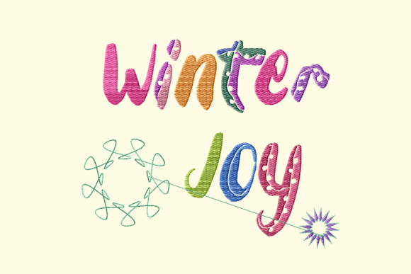 Winter Joy Embroidery Review
